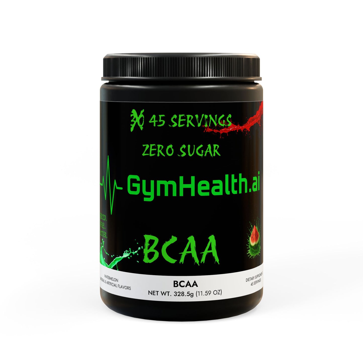 BCAA Powder, Amino Charge Watermelon - Recovery Boost