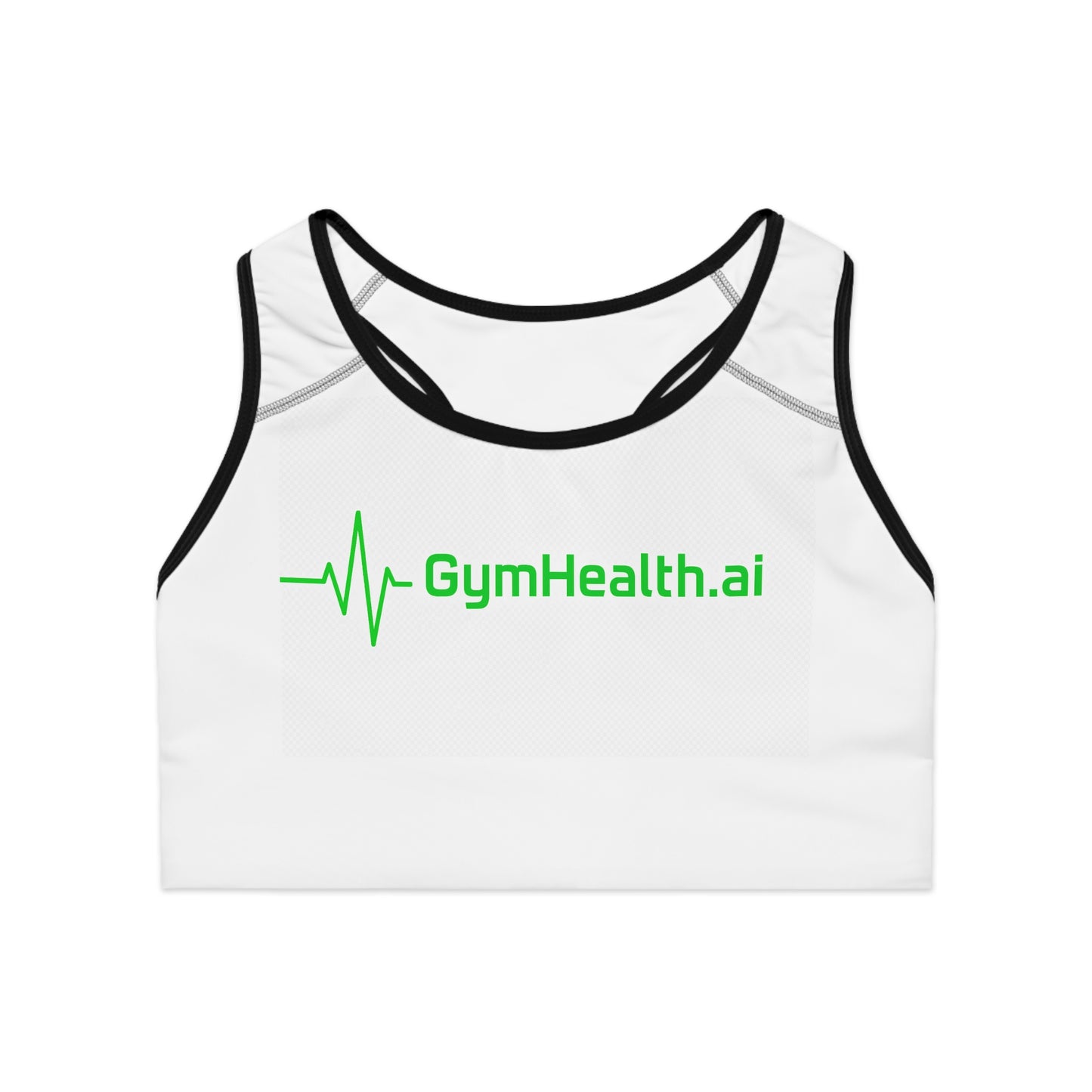 Women's Sports Bra - Gym Clothes by GymHealth.ai (Made in USA)