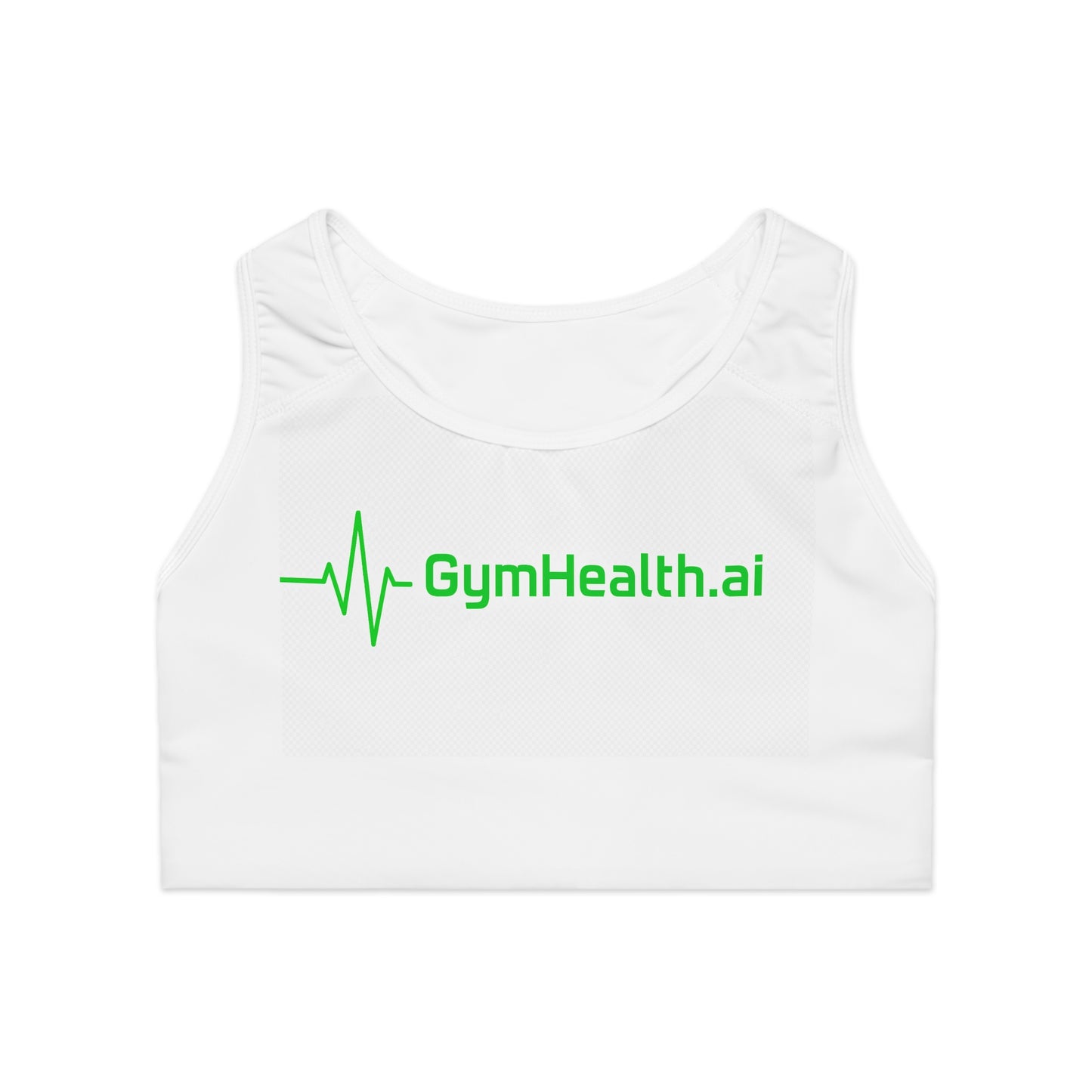 Women's Sports Bra - Gym Clothes by GymHealth.ai (Made in USA)